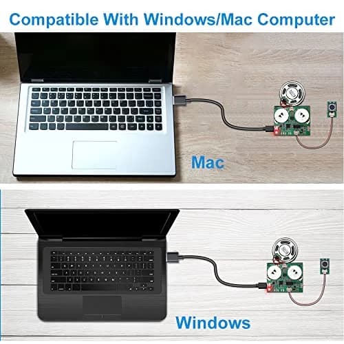 IS Sound Module Programmable Sound Chip for Greeting Cards | 8M USB Storage, Compatible with Windows & Mac thumbnail 5