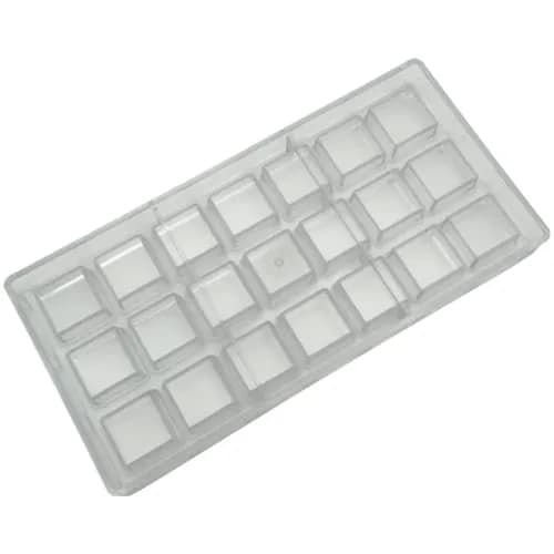 Goldbaking Square Chocolate Mould Polycarbonate 21 Cavities | Artisan Candy & Ice Cube Mold thumbnail 3