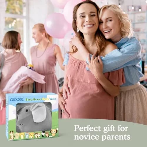 Cuckool Baby Colic and Gas Relief Heated Tummy Wrap with Gel Pack | 15.5-22 Inch Waist thumbnail 7