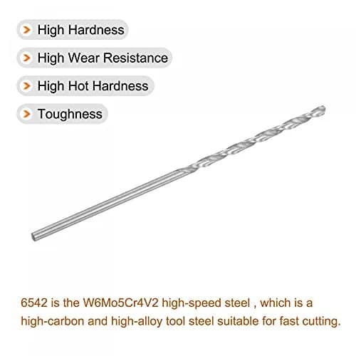 uxcell 10 Pcs 1.4mm HSS Twist Drill Bits | Fully Ground, Long Service Life, for Mild Steel Copper Aluminum thumbnail 3