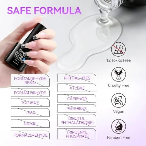 gelike ec 6 in 1 Gel Nail Glue for Press on Nails, 14ml (0.48 Fl Oz) Total | Salon Professional & Beginner Friendly thumbnail 4