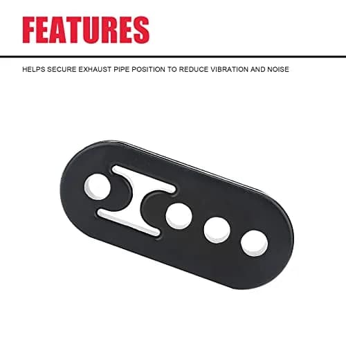 VASTAUTO 4 Holes 12mm Rubber Exhaust Hanger 4 Pack | High Density Tail Pipe Hanger thumbnail 4