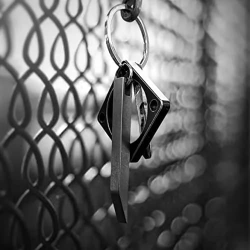 Gear Spool The Mighty Bar Heavy Duty Keychain Prybar 0.27 x 0.27 x 2.9 inches | Stainless Steel Mini Multitool thumbnail 5