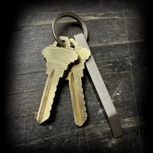 Gear Spool The Mighty Bar Heavy Duty Keychain Prybar 0.27 x 0.27 x 2.9 inches | Stainless Steel Mini Multitool thumbnail 9