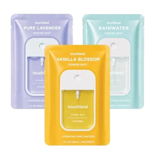Touchland Blossom Trio Hydrating Hand Sanitizer Spray Set 89ml (3x1 Fl Oz) | Skincare-Forward Formula with Aloe Vera thumbnail 1