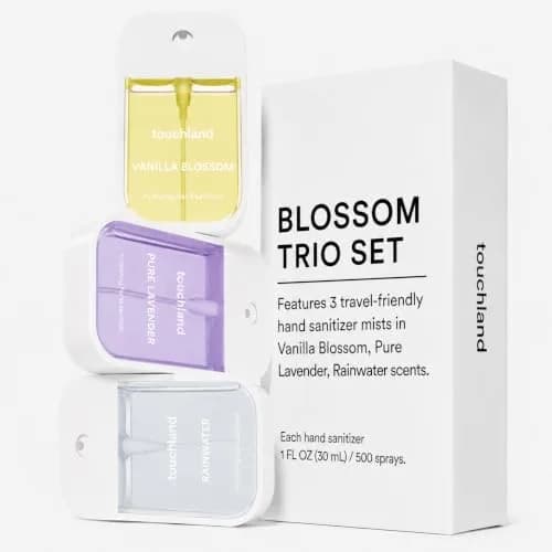 Touchland Blossom Trio Hydrating Hand Sanitizer Spray Set 89ml (3x1 Fl Oz) | Skincare-Forward Formula with Aloe Vera thumbnail 3