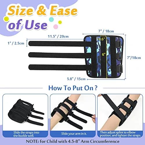 Mybow Thumb Sucking Stop for Kids Elbow Brace (2 PCS) | Prevents Thumb Sucking & Nail Biting thumbnail 6