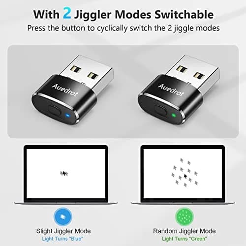 AUEDROT Mouse Jiggler Undetectable USB Mouse Mover with 2 Modes | Keep Computer Awake thumbnail 2