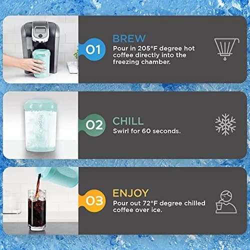 HyperChiller HC2AS Iced Beverage Cooler 12.5 Oz | Fast, Durable & Reusable thumbnail 5
