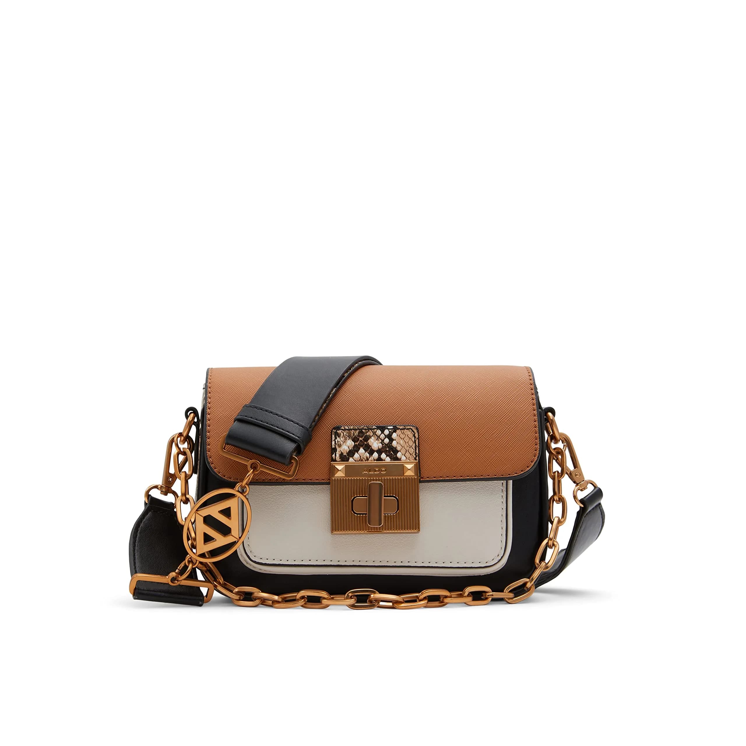 ALDO Women's Celestica Crossbody Bag Small Brown | Versatile Style for Day to Night - main product image