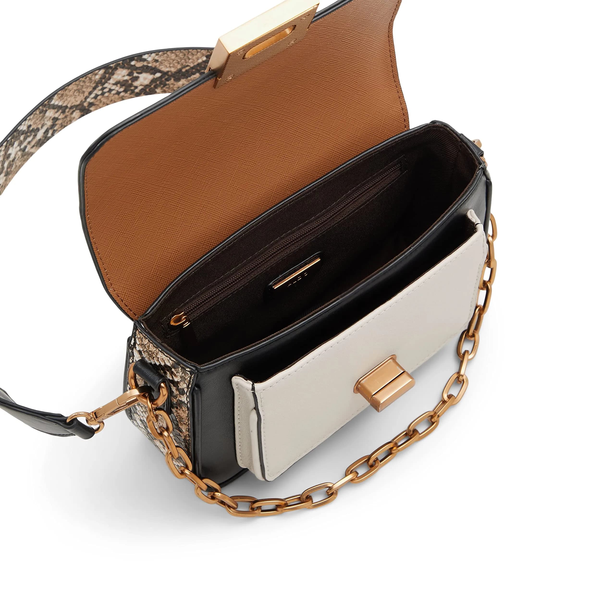 ALDO Women's Celestica Crossbody Bag Small Brown | Versatile Style for Day to Night - view 6