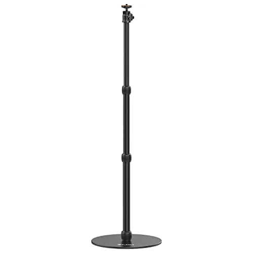 jusmo LS09 Aluminum Projector Floor Stand with Heavy Base & Ball Head | 42cm-88cm (16.5-34.6 Inch) Adjustable Height thumbnail 2