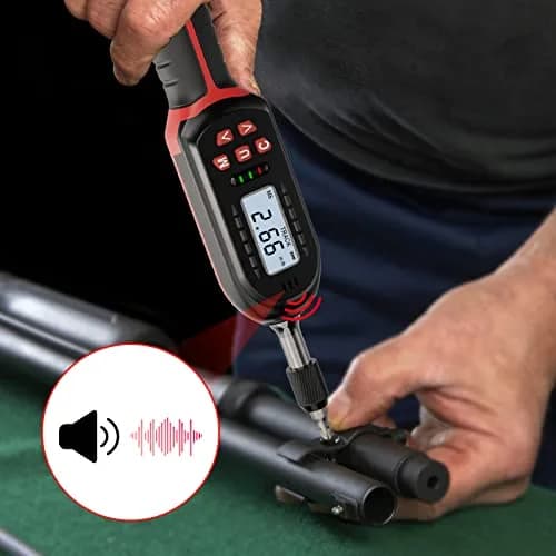 VANPO Digital Torque Screwdriver 0.3-6 Nm (2.66-53.10 in-lb) | ±2% Accuracy, 1/4" Drive thumbnail 4