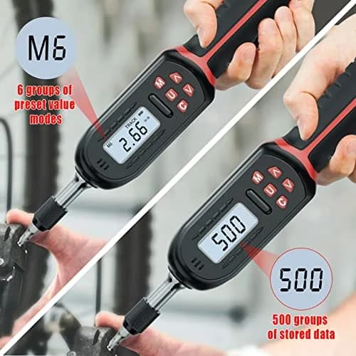 VANPO Digital Torque Screwdriver 0.3-6 Nm (2.66-53.10 in-lb) | ±2% Accuracy, 1/4" Drive thumbnail 3