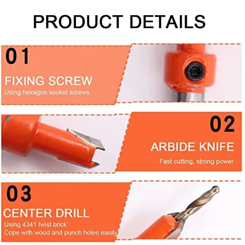 SKQOUI Single Hole Paper Punch with Countersink Drill | 8mm Hole Diameter, 20-Sheet Capacity thumbnail 6