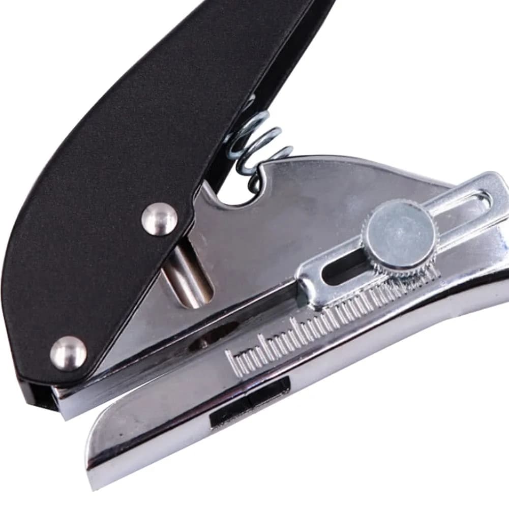 SKQOUI Single Hole Paper Punch with Countersink Drill | 8mm Hole Diameter, 20-Sheet Capacity - view 8