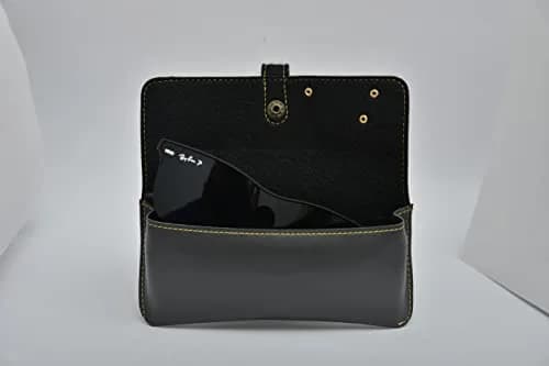 Your Gift Studio Grey Leather 4 Pc Combo Set | Personalized Wallet, Passport Cover, Eyewear Case & Keychain thumbnail 5