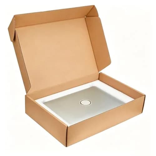 Iacoka Laptop Shipping Box with Foam Protection, Fits 15.15" x 10" x 1.38" Laptops thumbnail 2