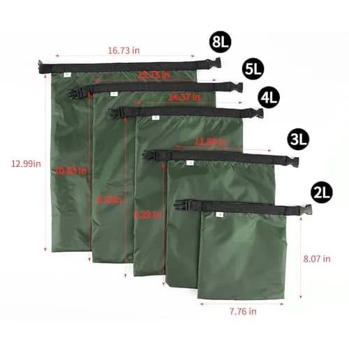 Ucolofun Waterproof Dry Bags Set 8L | Versatile, Lightweight, Waterproof for Outdoor Use thumbnail 7