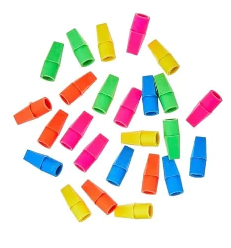 Pen+Gear Pencil Topper Erasers Pack of 25 | Rubber Pencil Toppers for School & Office thumbnail 4