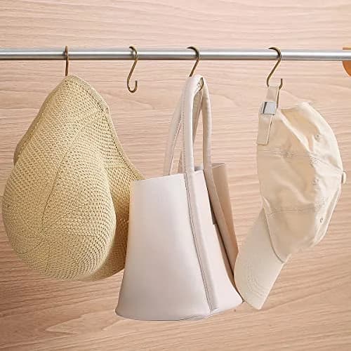Evanda Gold Storage Hook 30 Pack | Heavy Duty Stainless Steel, Rust-Proof, Multi-Purpose (≤120 chars) thumbnail 4