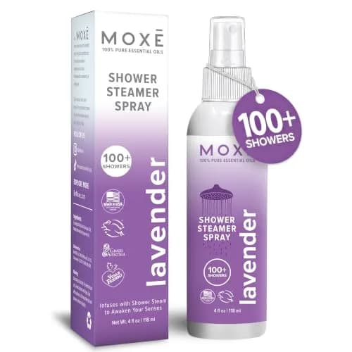 MOXE Lavender Shower Steamer Spray for Relaxation & Tension Relief | Aromatherapy, 4oz thumbnail 1