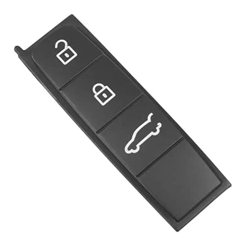 Jaronx Compatible with Porsche Cayenne Key Button Cover | Soft Rubber, Black, 2018-2021 thumbnail 1
