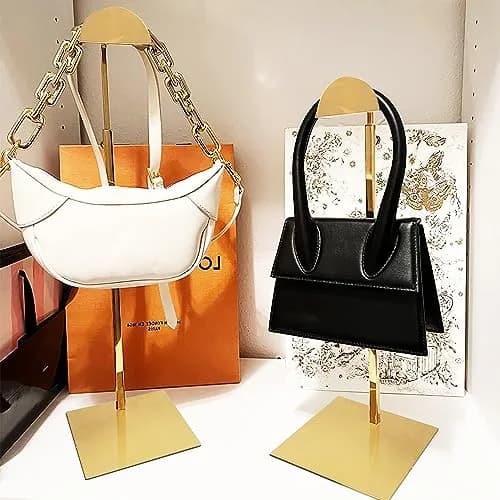 Royxen 3 Pack Purse Holder, Adjustable Bag Display Stand 38.1 cm - 61 cm (15" - 24") | Retail Store Fixture thumbnail 5