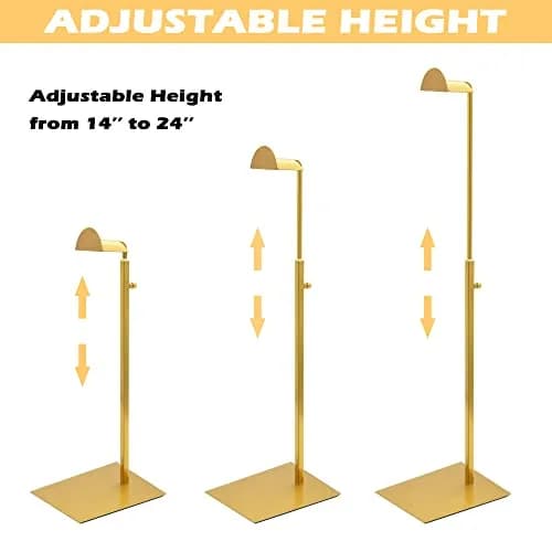 Royxen 3 Pack Purse Holder, Adjustable Bag Display Stand 38.1 cm - 61 cm (15" - 24") | Retail Store Fixture thumbnail 3