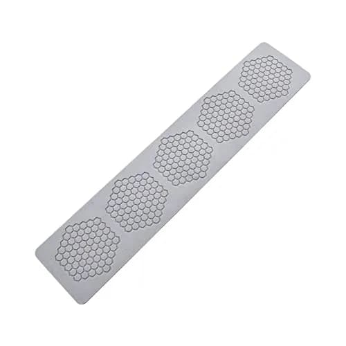 TUKE Honeycomb Silicone Fondant Cake Mold 14.8 x 3.12 x 0.08 inches | Food Grade BPA-Free for Chocolate Candy Baking thumbnail 3