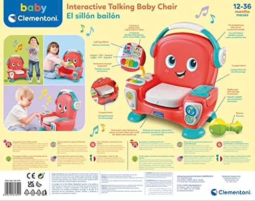Clementoni The Dance Chair Educational Musical Chair for Babies 12+ Months | Bilingual Spanish & English Learning Game thumbnail 3