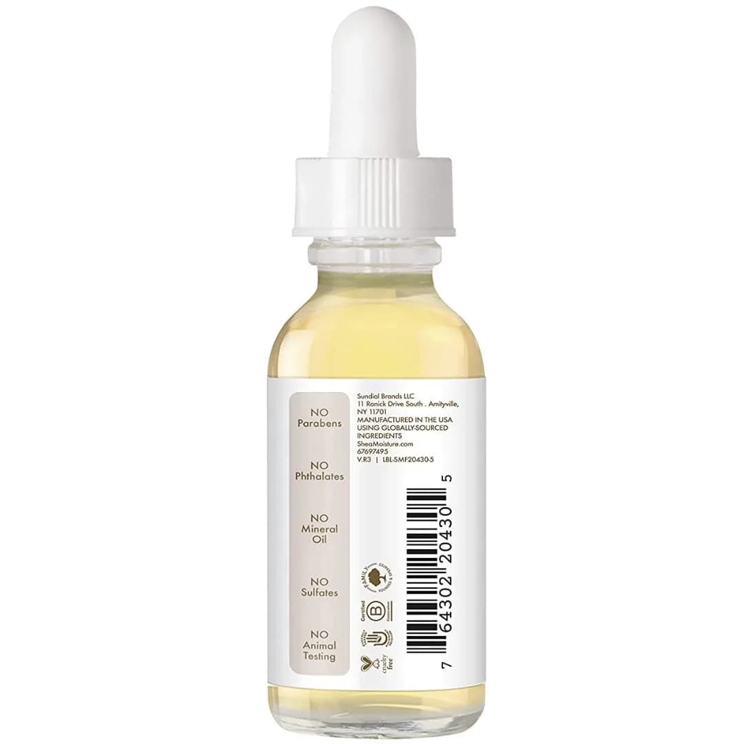 Shea Moisture Coconut Oil for Face - Daily Hydration Overnight Face Oil 200ml (6.76 Fl Oz) | Natural Skin Care for Dry Skin - view 2