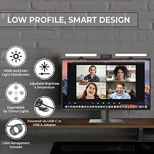 HumanCentric Add-On Video Conference Light - Existing Kit Required, 1 Unit | Expands to Quad Light Setup thumbnail 6