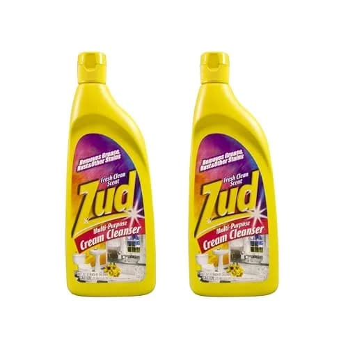 Zud Cream Cleanser 2-Pack | Bleach-Free Rust & Hard Water Stain Removal for Kitchen & Bathroom thumbnail 1