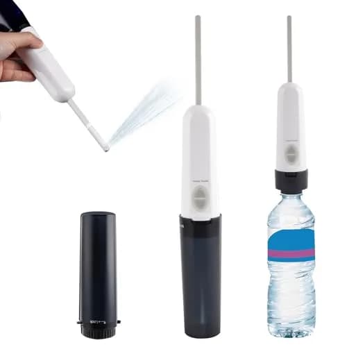 Hibbent Portable Bidet for Travel | High Pressure Handheld Electric Sprayer, Rechargeable, Personal Hygiene, Postpartum Care, Black thumbnail 1