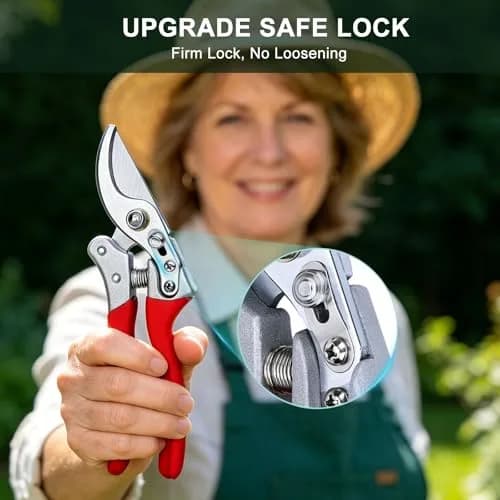 Kynup 2-Pack Bypass Pruning Shears 21.8 cm (8.6 inches) | Heavy Duty Garden Clippers for Plants & Trees thumbnail 6