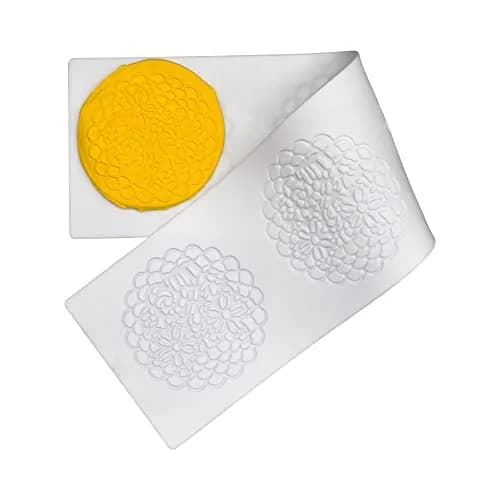 TUKE Flower Lace Silicone Mold for Cake Decorating | 40.1 cm (15.8 inch) thumbnail 2