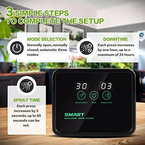 MYGIIKAKA Automatic Reptile Mister Fogger with 2 Nozzles & Timer Control | 2.56" W x 8.66" L x 8.27" H thumbnail 3