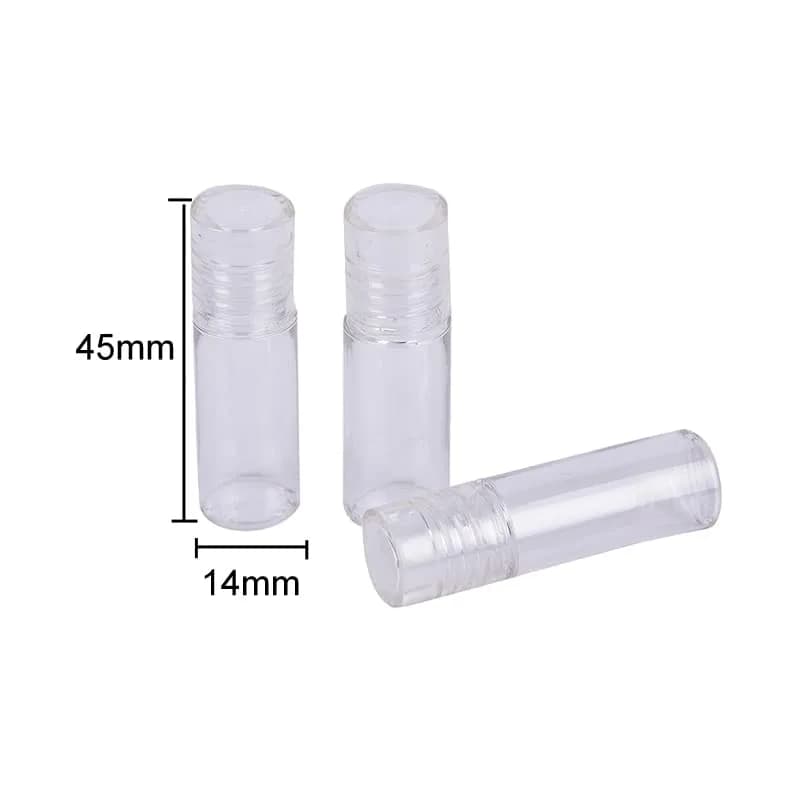 lasenersm Clear 3ml Mini Loose Powder Jars with Sifter (12-Pack) | Refillable Cosmetic Sample Containers thumbnail 5