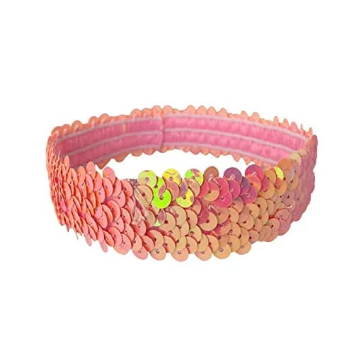 WEBGGER 12 Pack Sequin Headbands Elastic Stretch Sparkly Headband for Teens Girls Women | Fashion Hair Accessories thumbnail 8