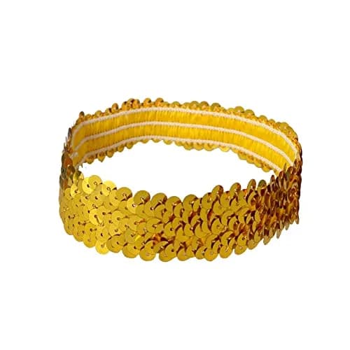 WEBGGER 12 Pack Sequin Headbands Elastic Stretch Sparkly Headband for Teens Girls Women | Fashion Hair Accessories thumbnail 9