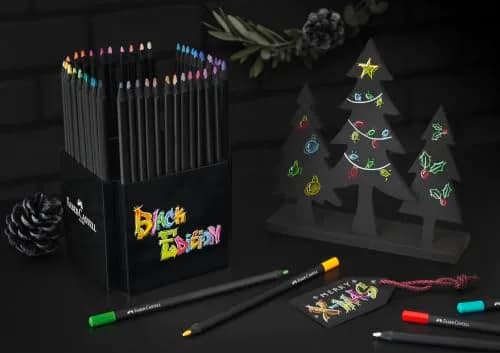 Faber-Castell Black Edition Colored Pencils, 50 Count (Pack of 50) | Smooth Color Laydown for Art & Drawing thumbnail 6