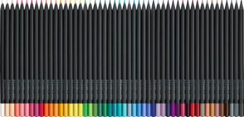 Faber-Castell Black Edition Colored Pencils, 50 Count (Pack of 50) | Smooth Color Laydown for Art & Drawing thumbnail 3