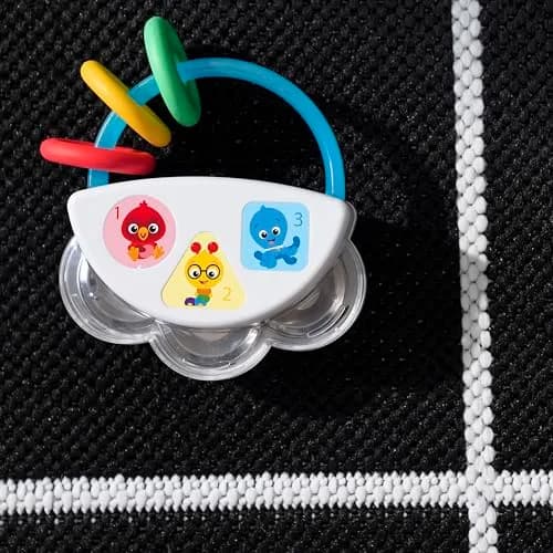 Baby Einstein Tiny Tambourine Musical Toy & Rattle, BPA Free, Age 3 Months+ | Fine Motor Skill Development thumbnail 8