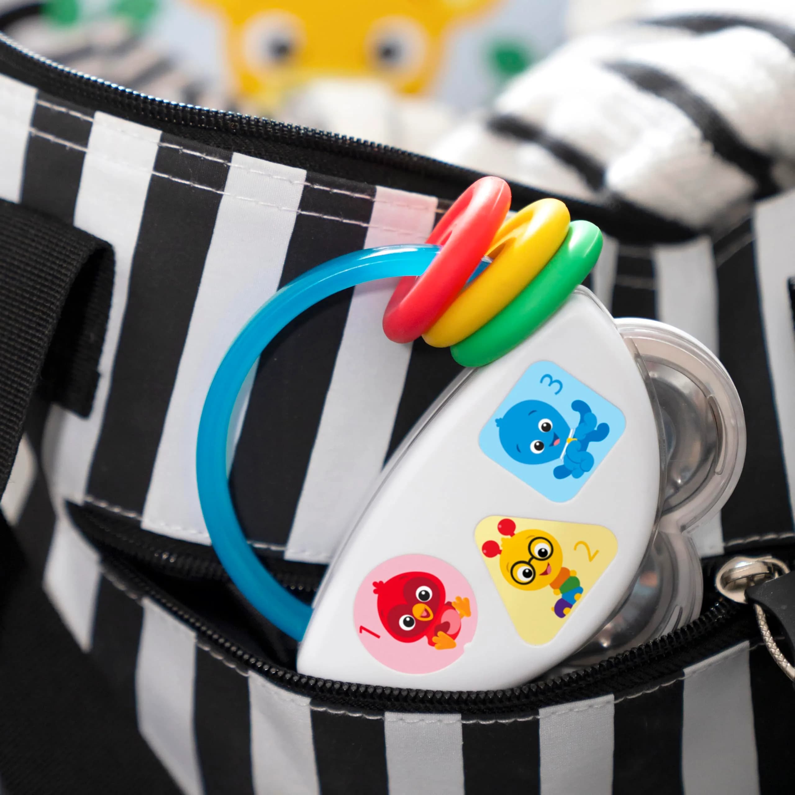 Baby Einstein Tiny Tambourine Musical Toy & Rattle, BPA Free, Age 3 Months+ | Fine Motor Skill Development - view 4