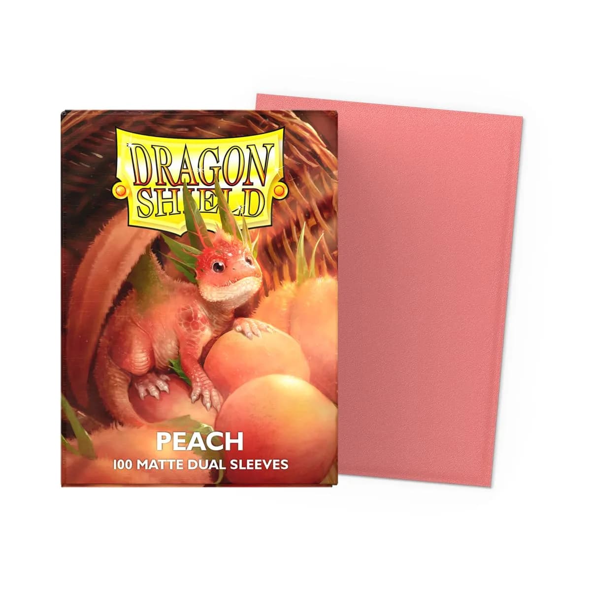 Dragon Shield Matte Dual Standard Size Card Sleeves (100ct, Peach) | Non-Toxic, BPA-Free Card Sleeves for TCGs - view 2