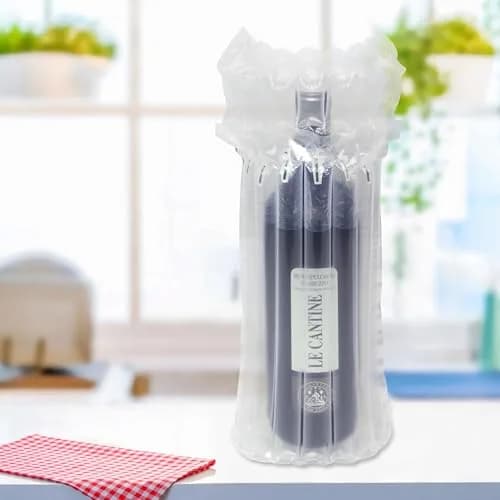 MONKKINO 32 Pack Inflatable Wine Bottle Protector Bags | Crashproof Air Column Sleeves for Travel thumbnail 2