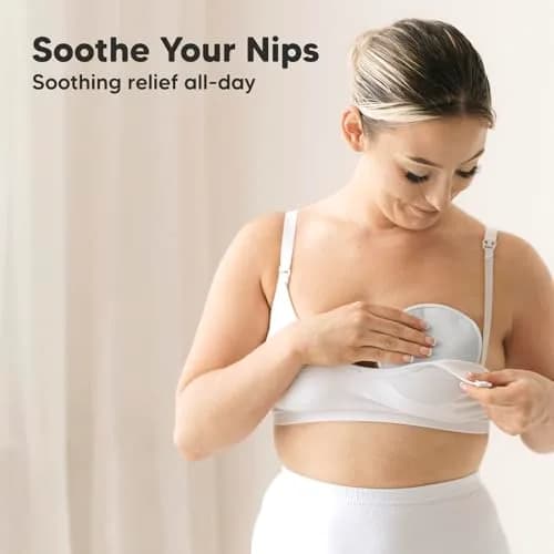 KeaBabies Reusable Nursing Pads Large 12 cm (4.8") | 14-Pack Bamboo Viscose for Breastfeeding thumbnail 2