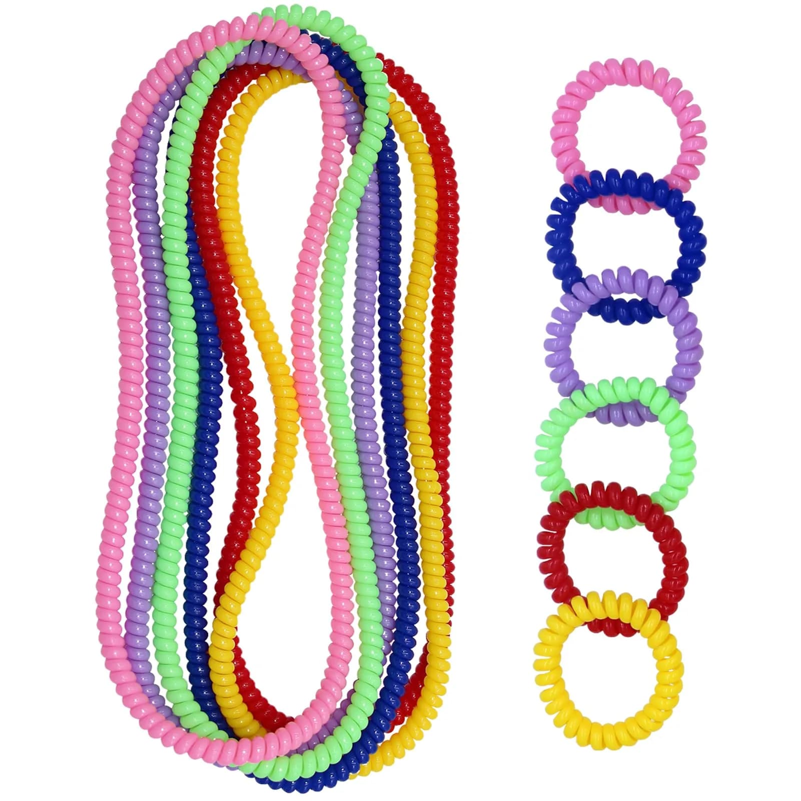 Olugu 12 Pcs Rainbow Sensory Chew Necklace | BPA-Free PLA Oral Motor Aids for Kids - main product image