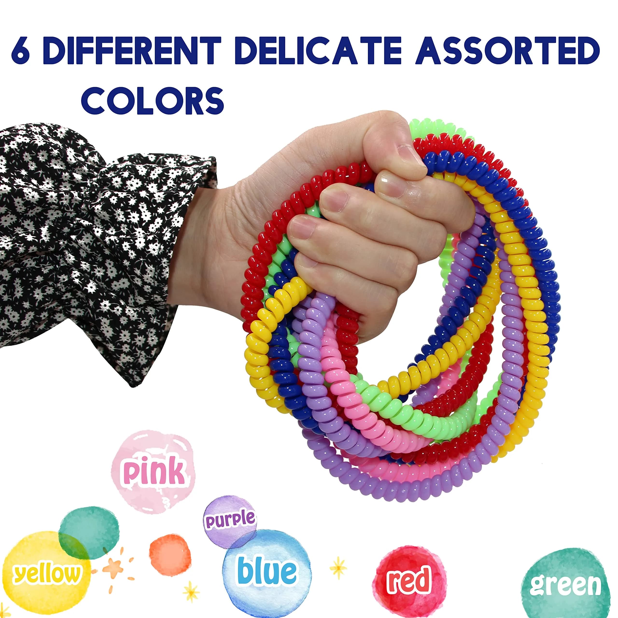 Olugu 12 Pcs Rainbow Sensory Chew Necklace | BPA-Free PLA Oral Motor Aids for Kids - view 2